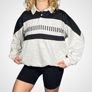 Vintage 80's Collared Crewneck Sweatshirt